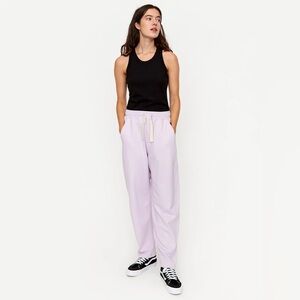 Kowtow Everyday Track Pant Lilac Organic Cotton Women's Balloon Sweatpants